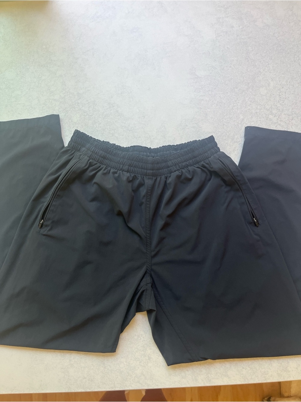 Women’s Black Outdoor Voices Zephyr Elastic-Waist Performance Pants